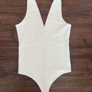 Abercrombie & Fitch Cream Bodysuit